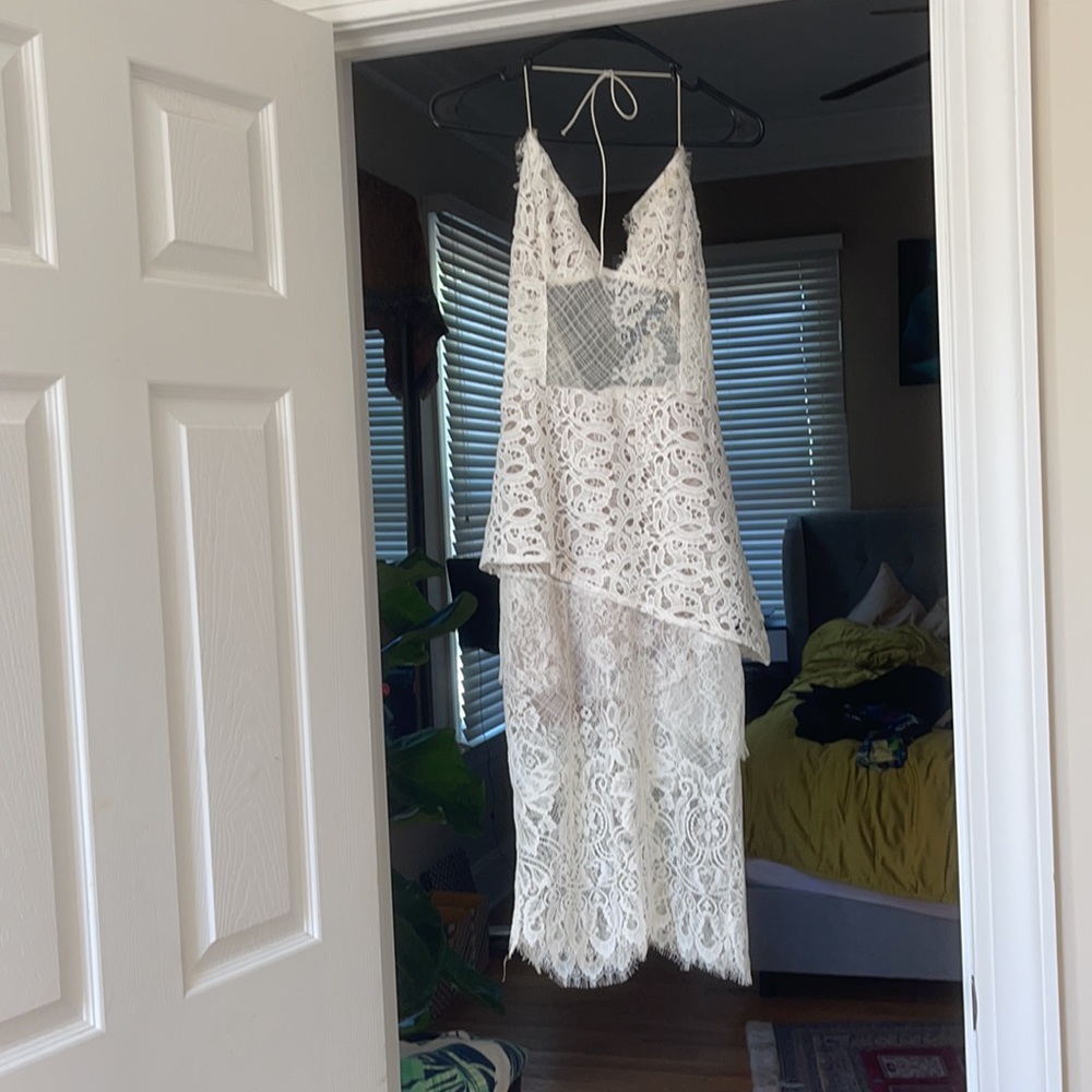 FRENCH LACE! Stunner! Size small does not a lot of give size small, Worn once